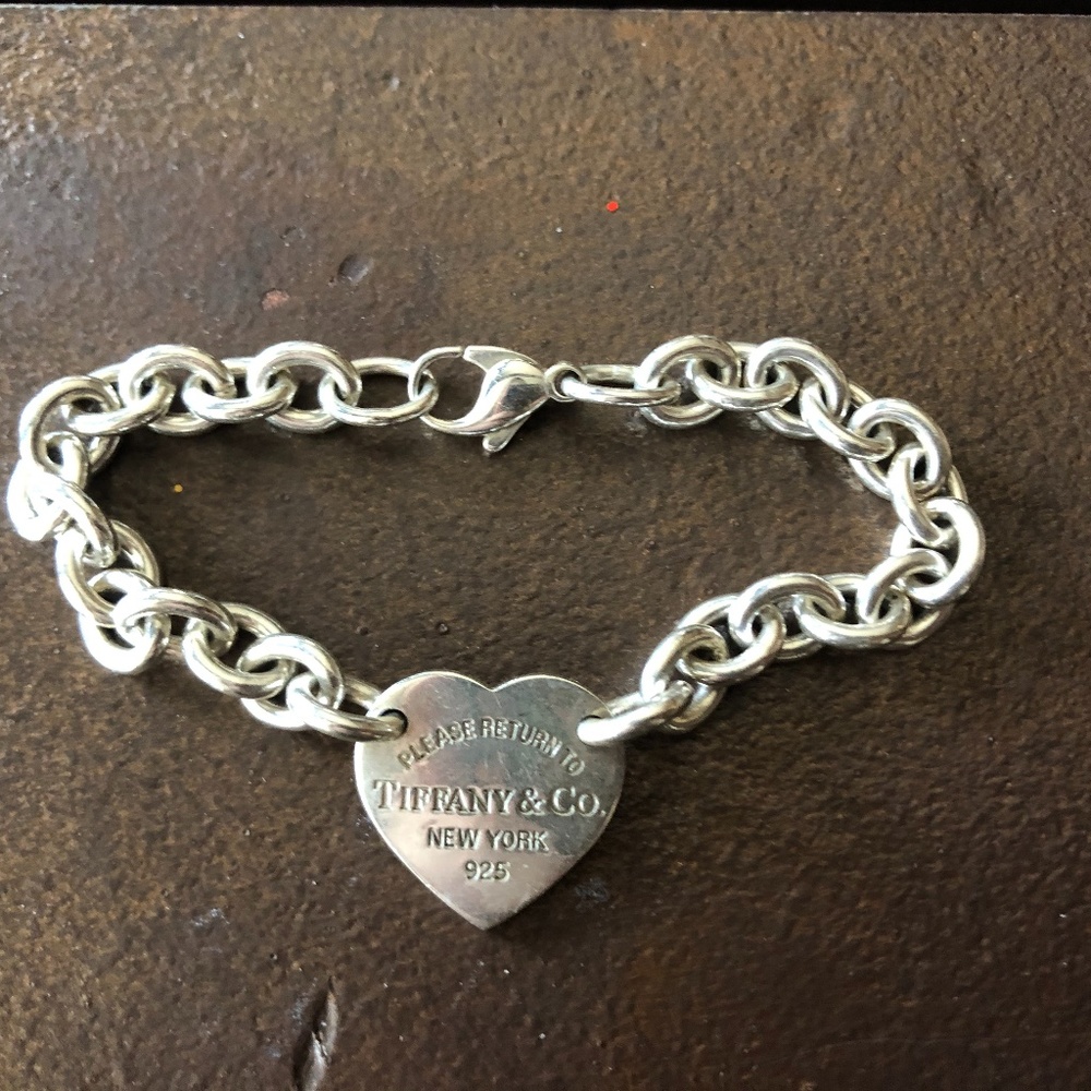 Tiffany & Co Heart tag charm bracelet